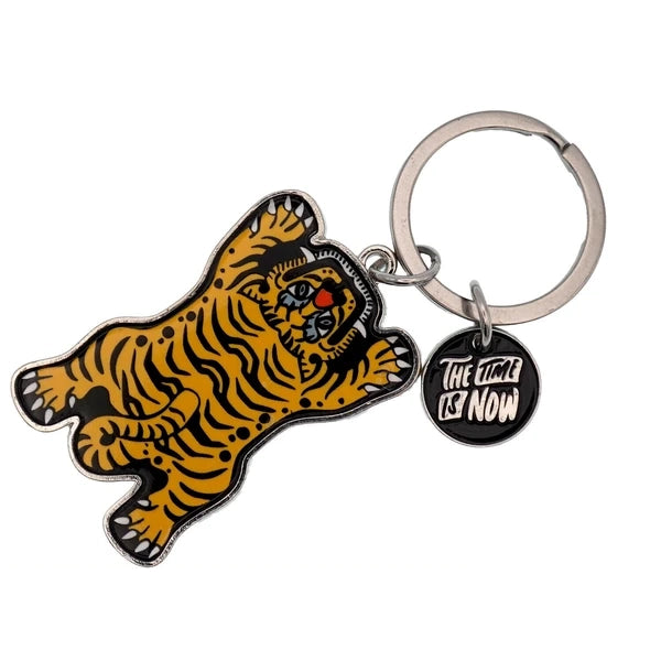 Tibet Tiger Keychain Yellow