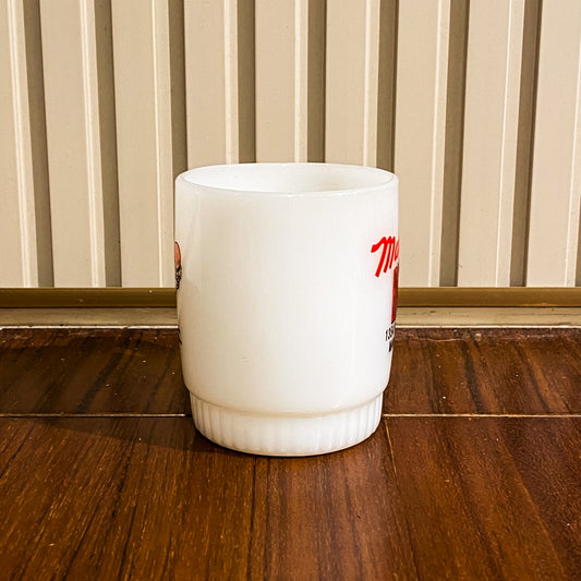 FireKing Manners Big BoyRibbed bottom Stacking Mug (BigBoy1)