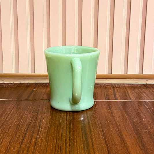 FireKing Jadeite D handle Mug, Made in USA 1960s (D7)