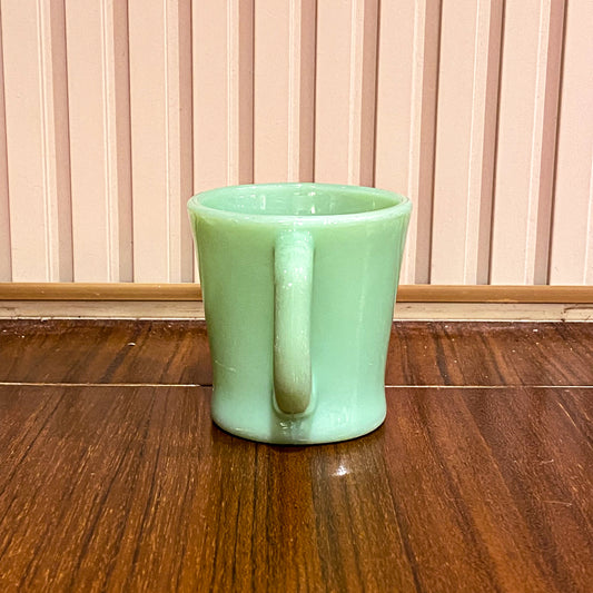 FireKing Jadeite D handle Mug, Made in USA 1960s (D8)