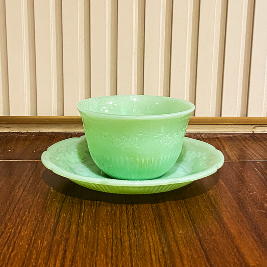 FireKing Jadeite Alice Cup & Sauce without logo (alice6)
