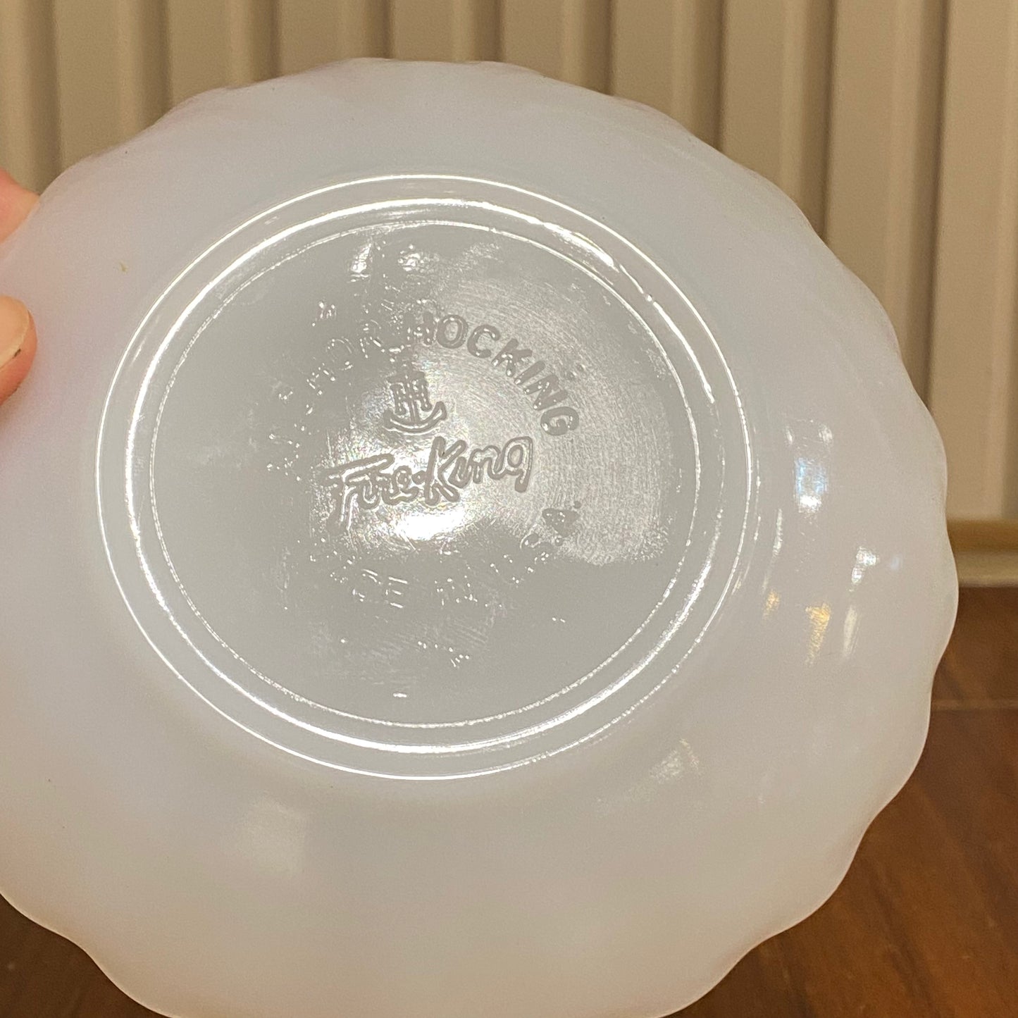 FireKing White Demitasse Cup & Saucer (demi2)