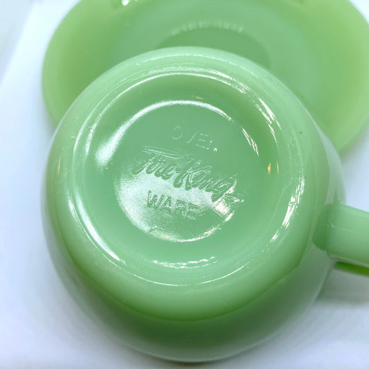 FireKing Restaurent-ware Cup & Sauce 1950s (G299)