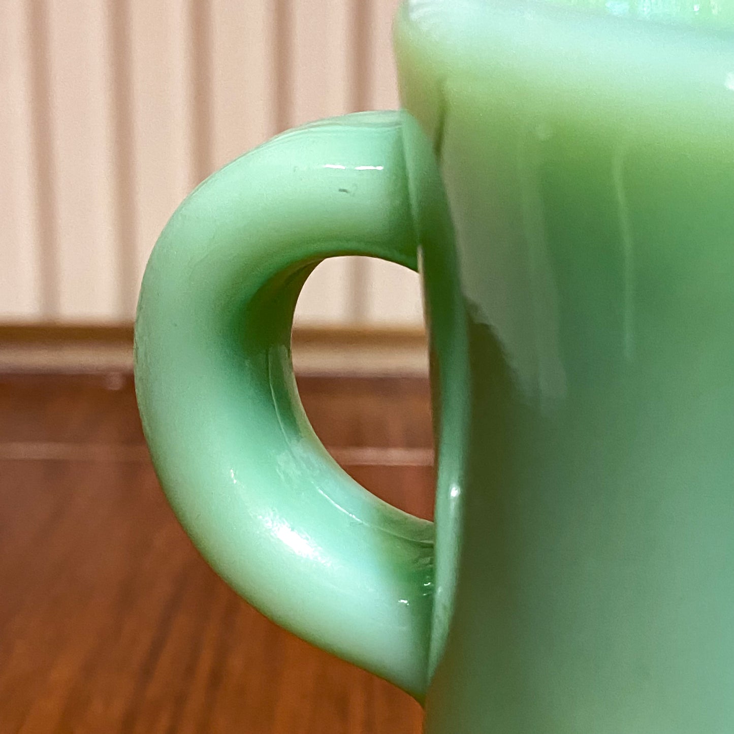 FireKing Extra Heavy C-handle Mug, Made in USA 1950s (EX3)