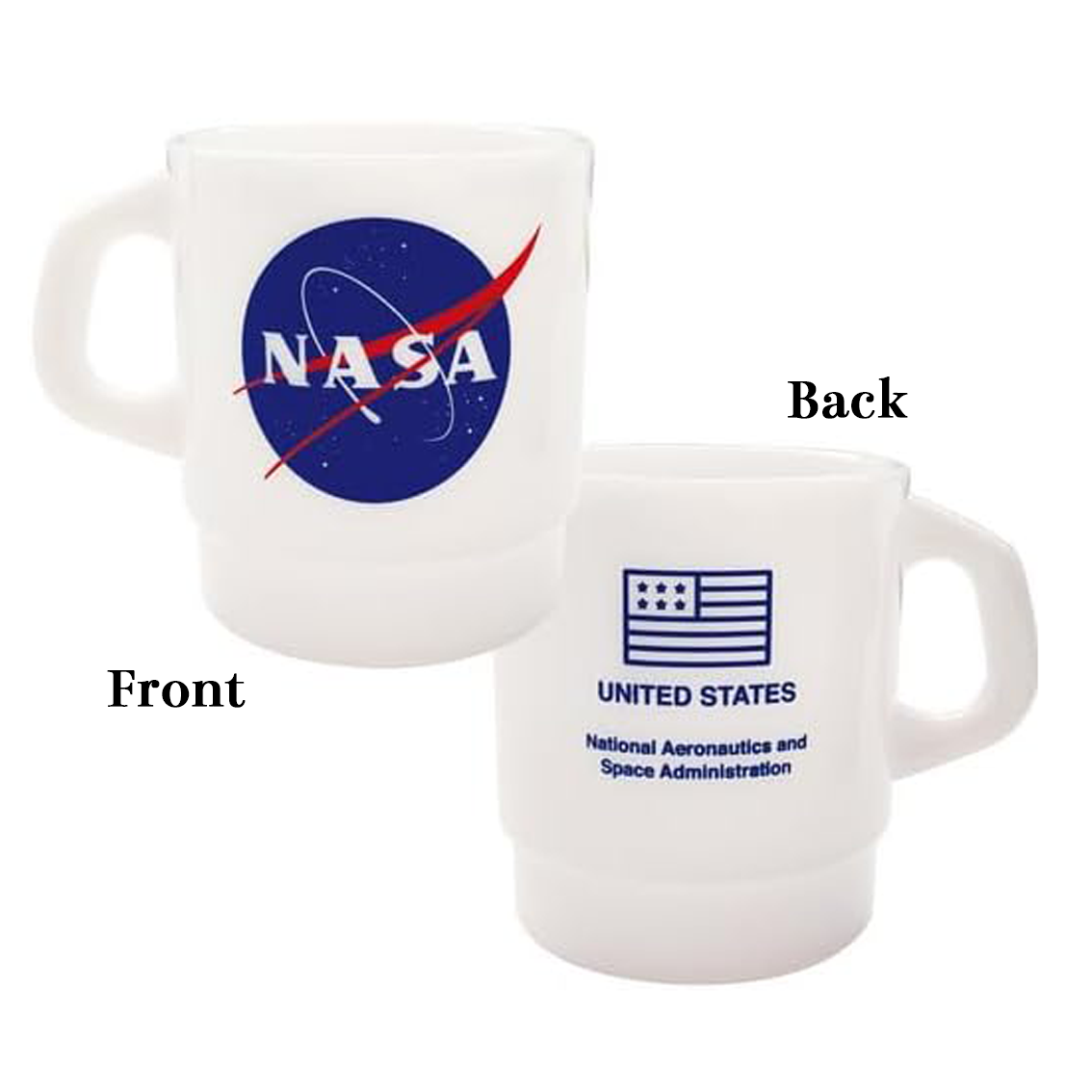 NASA Stacking Mug White