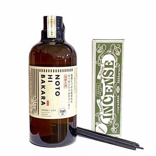 NOTOHIBAKARA 柏木純露噴霧 +ROSEN BRIDGE 備長炭線香套裝