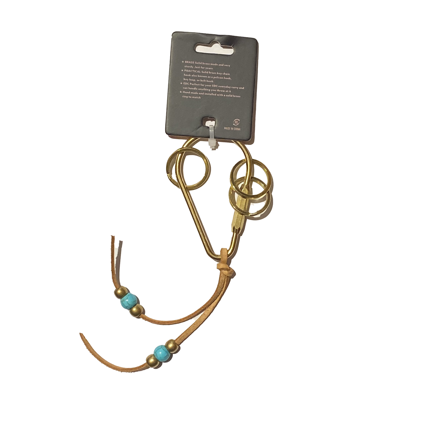 Key Ring Ain brass Key 001