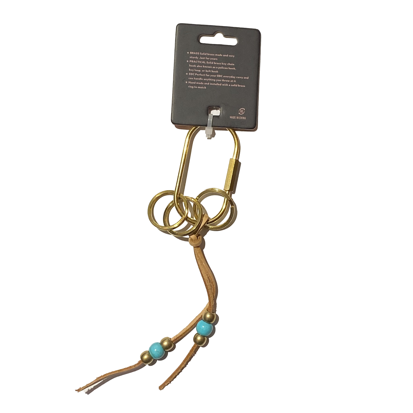 Key Ring Ain brass Key 003