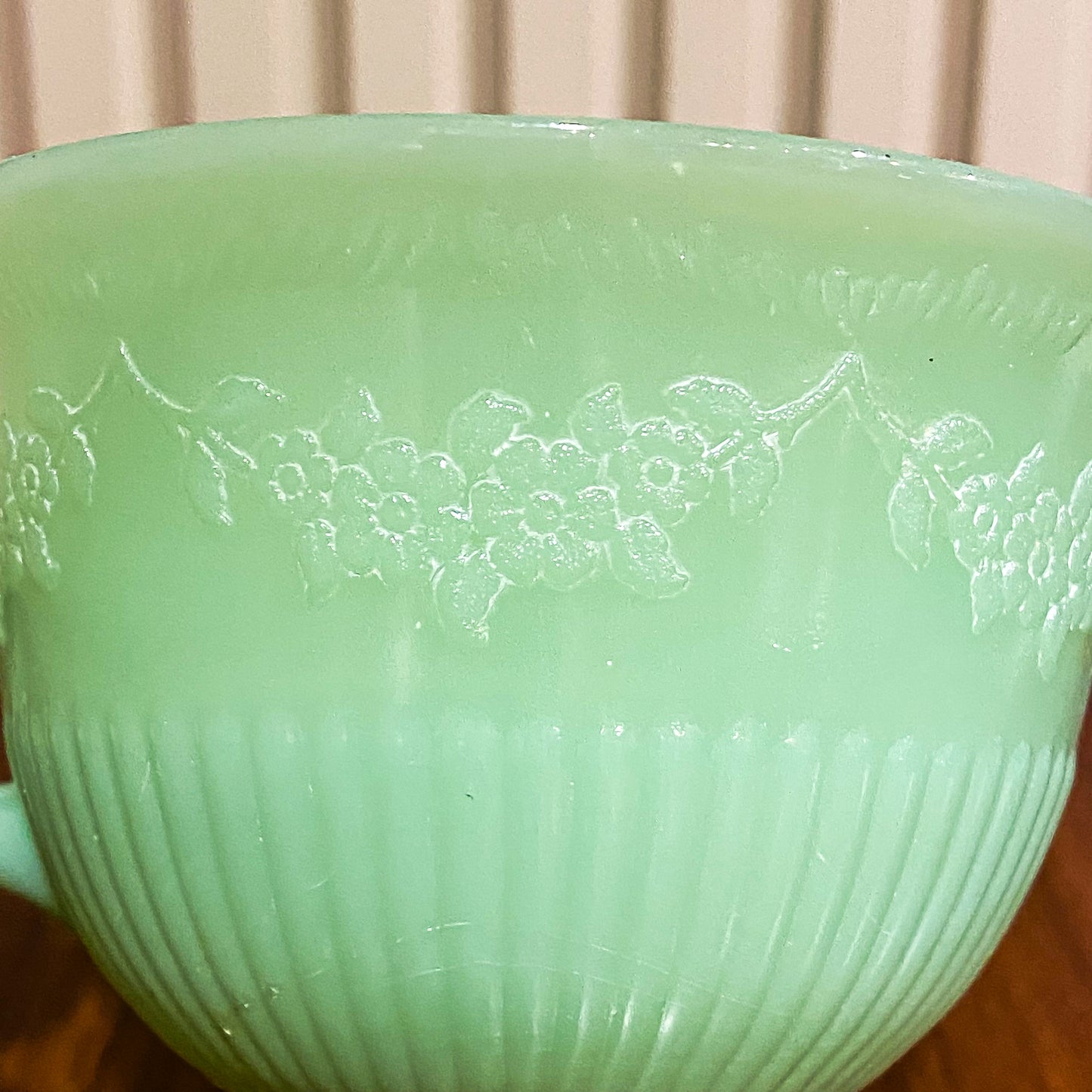 FireKing Jadeite Alice Cup & Sauce (alice2)