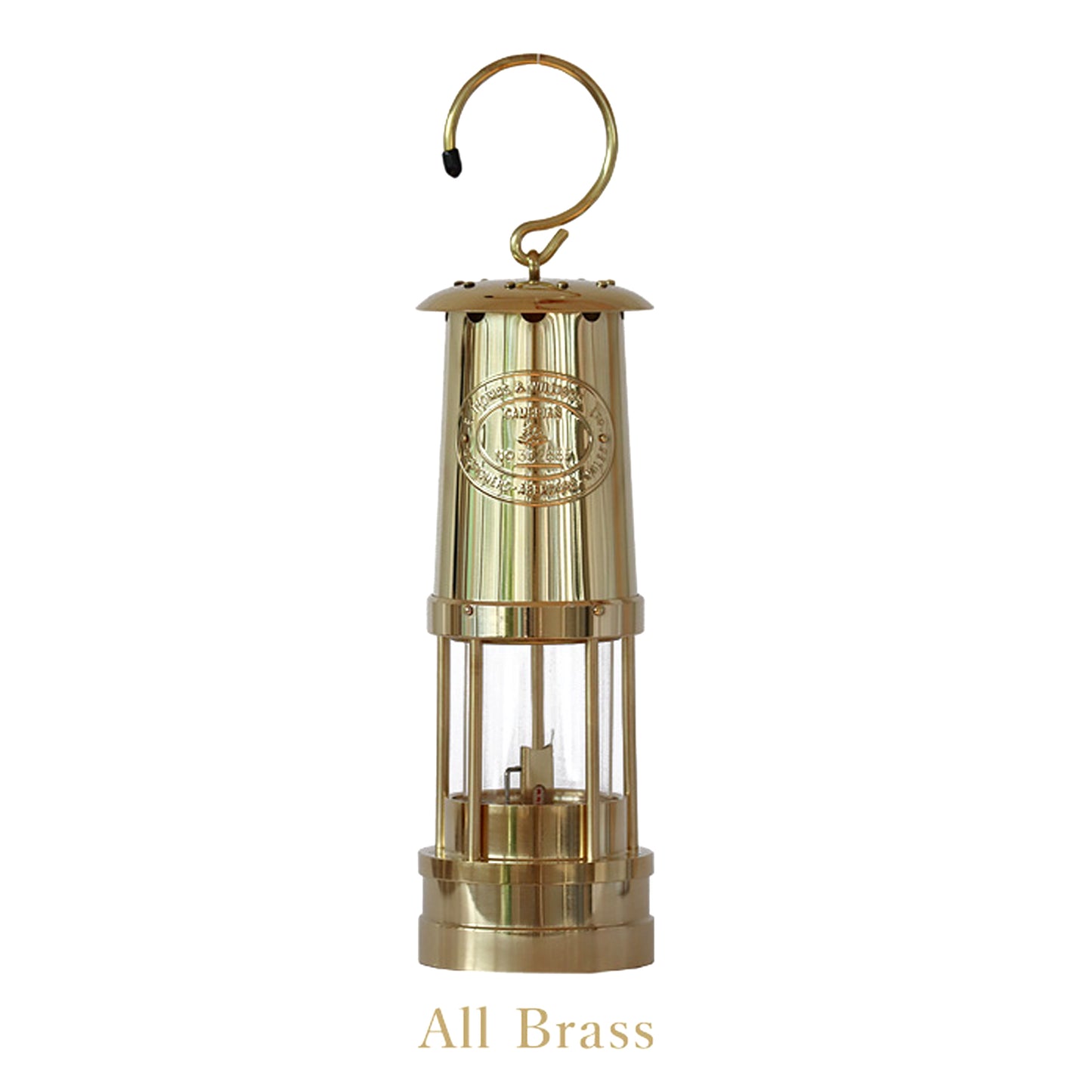 E. Thomas & Williams Miner Lamp (All Brass)