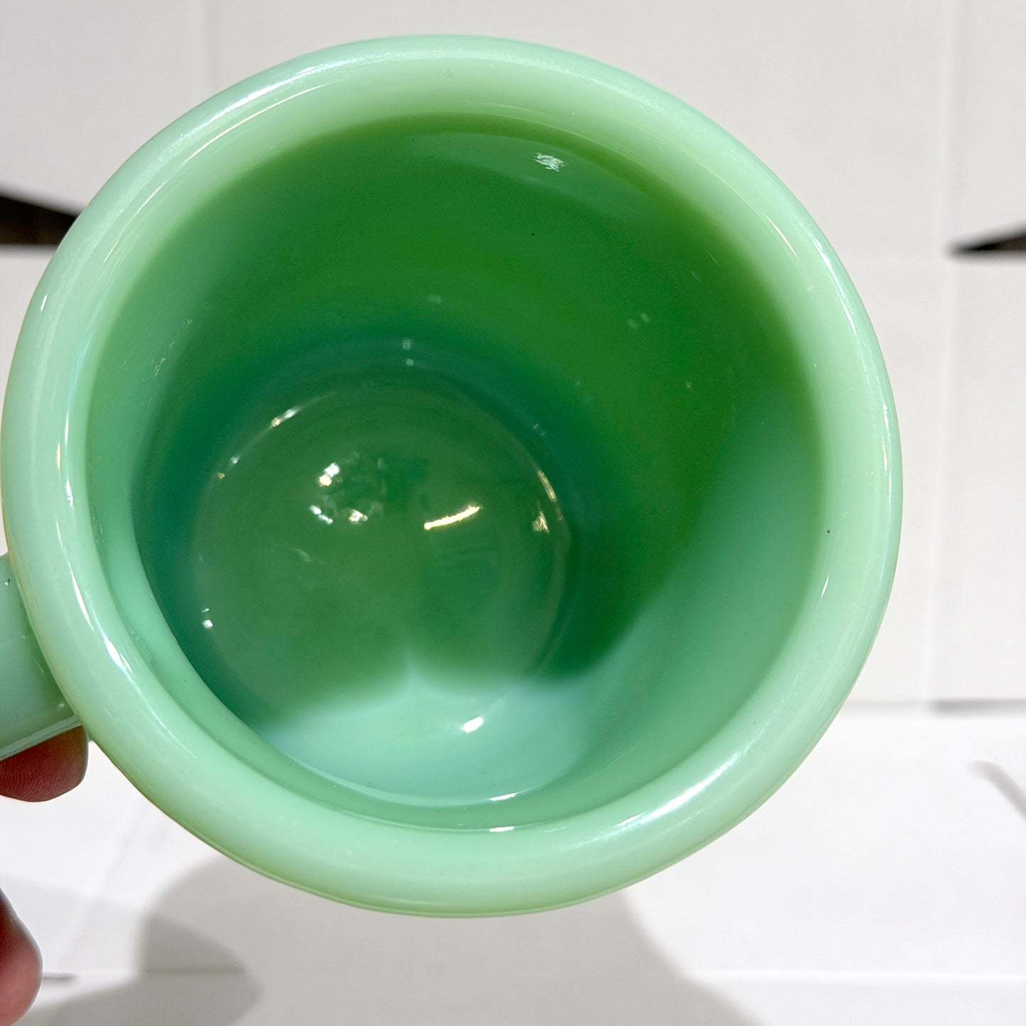 FireKing Extra Heavy C-handle Mug, Made in USA 1950s (EX2)