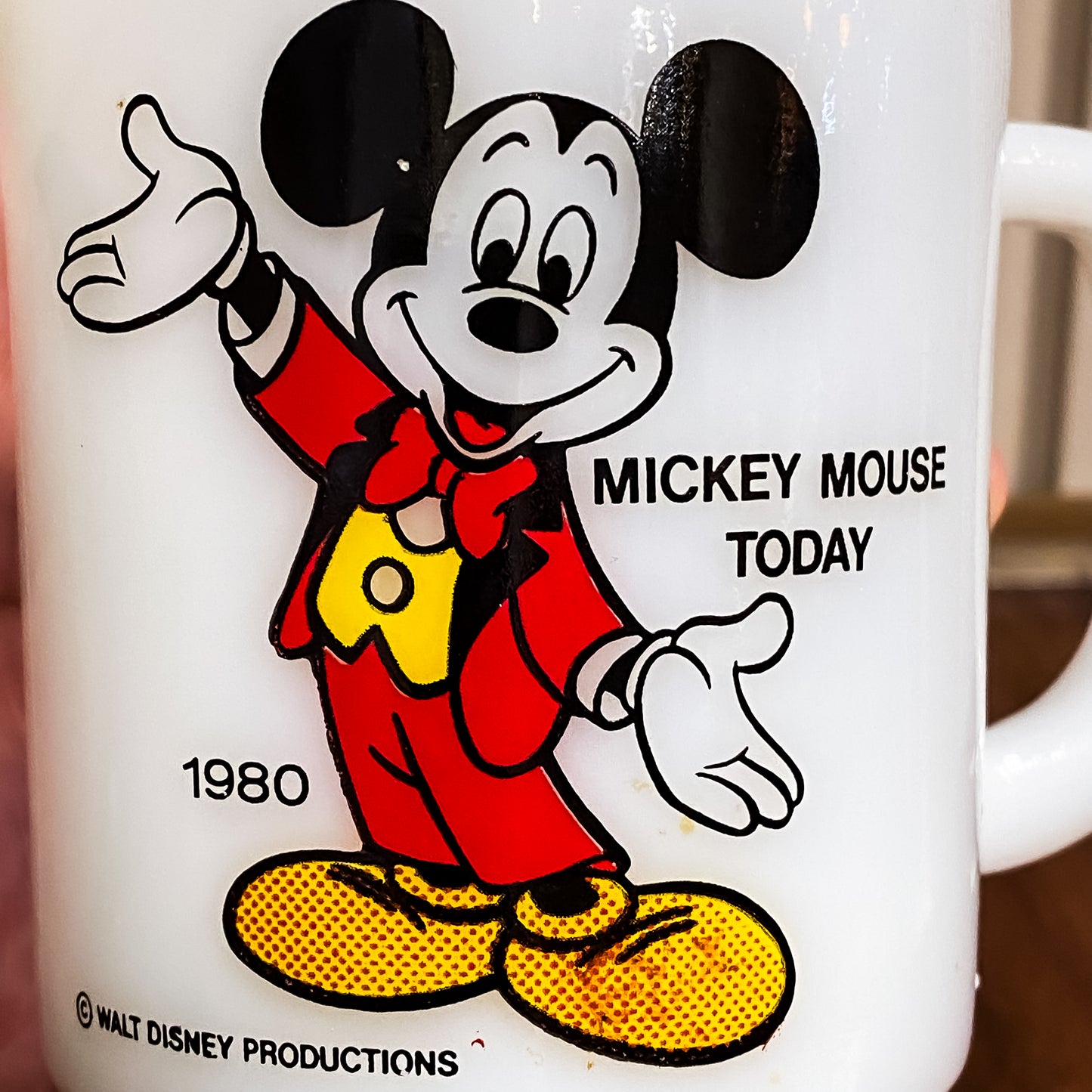 FireKing Mickey Mouse Today Mug (MM2)