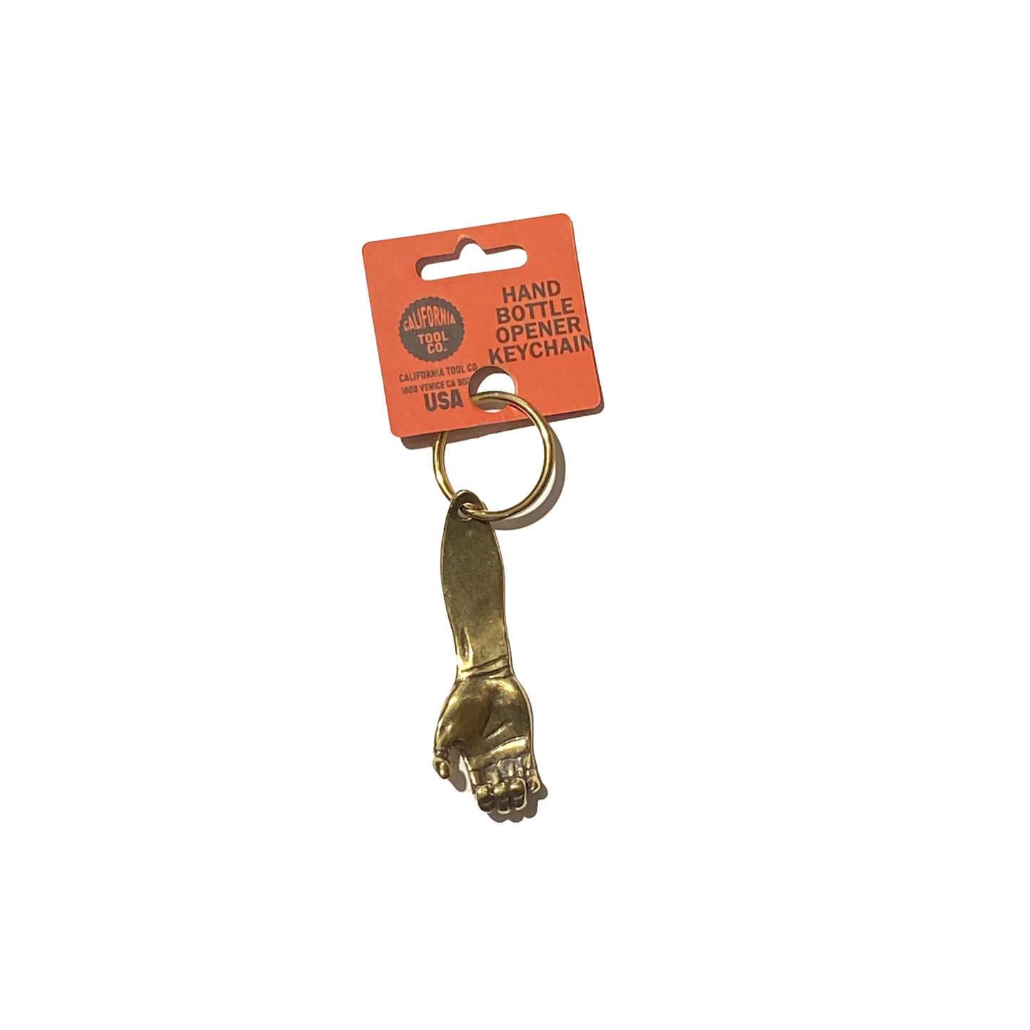 Hand bottle opener Key Ring Golden Colour