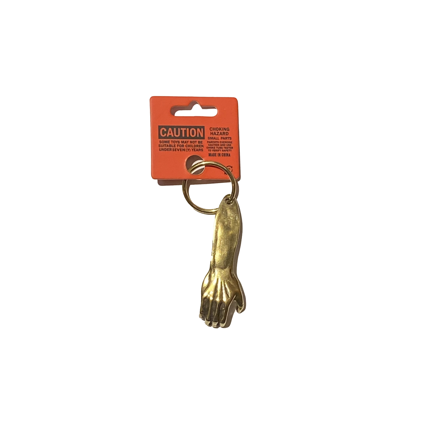 Hand bottle opener Key Ring Golden Colour