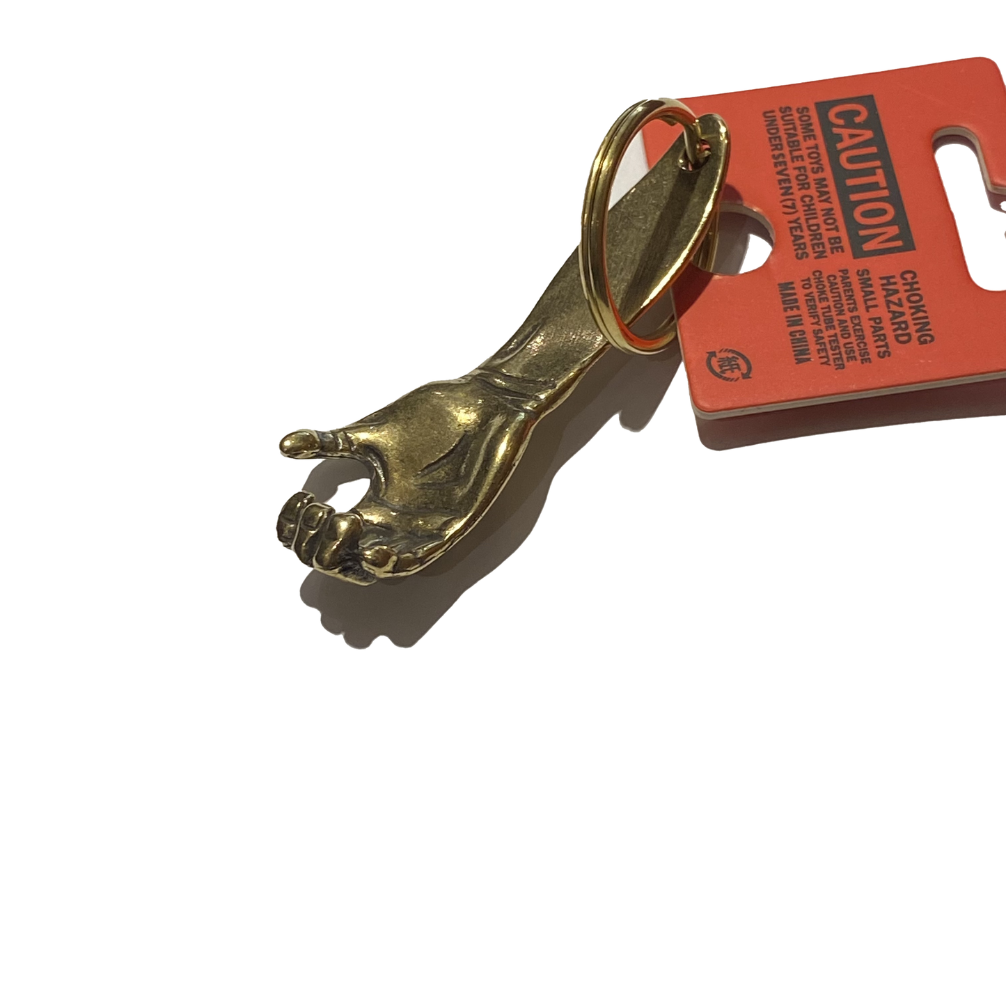 Hand bottle opener Key Ring Golden Colour