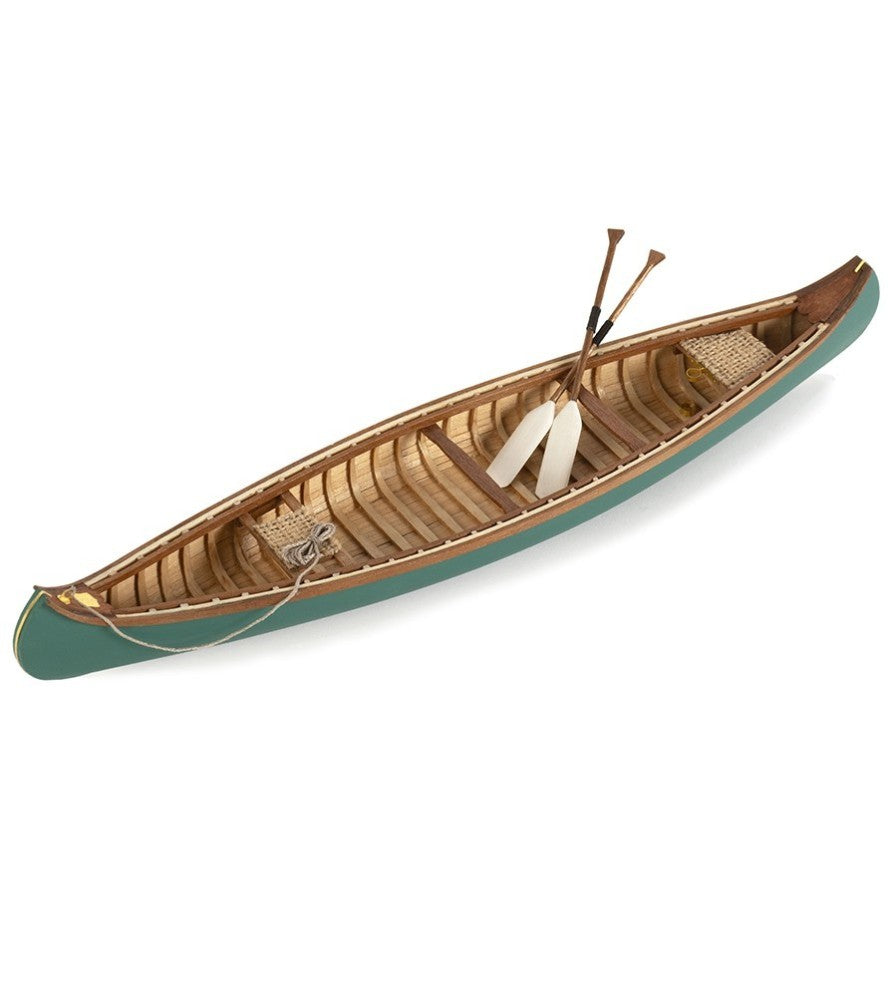 The Indian Girl Canoe 1:16. Wooden Scale Model Ship.