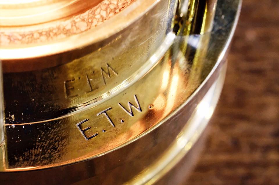 E. Thomas & Williams Miner Lamp (All Brass)