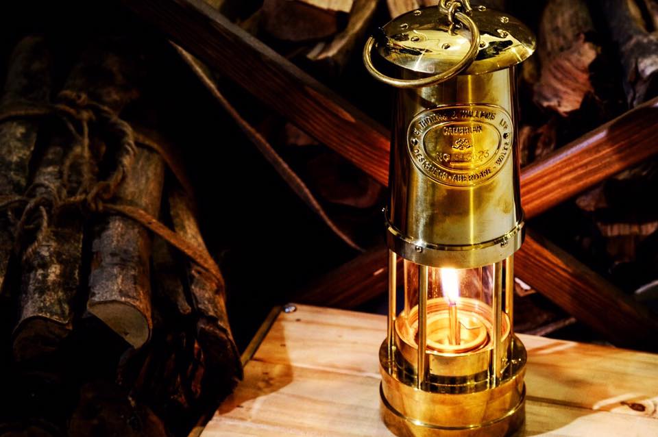 E. Thomas & Williams Miner Lamp (All Brass)