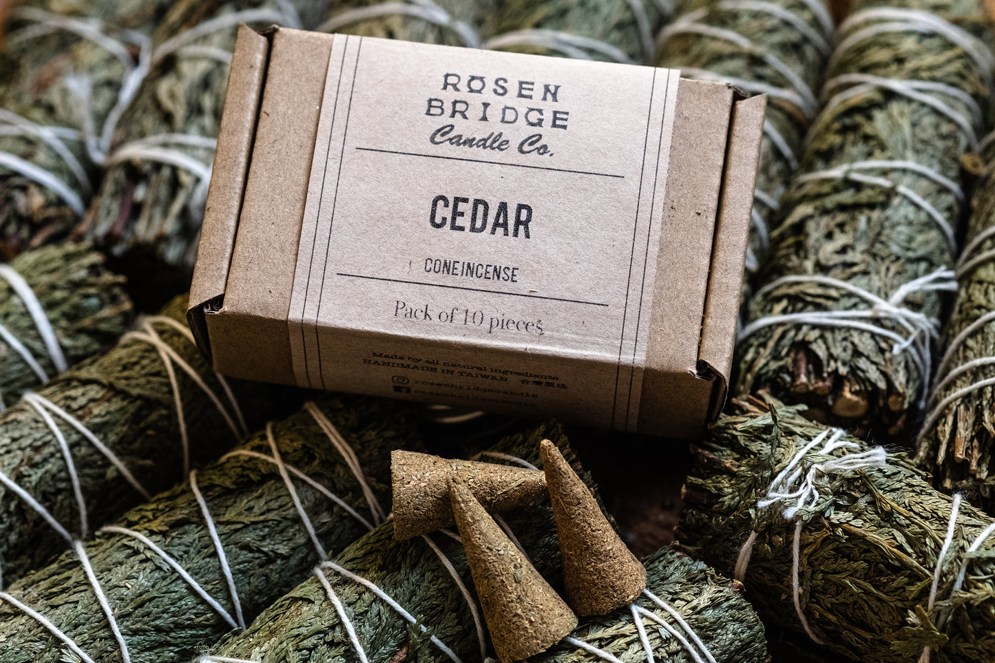 ROSEN BRIDGE Incense Cone Cedar