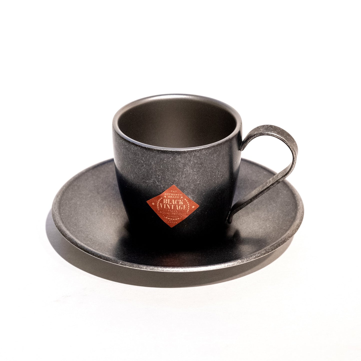 Aoyoshi 青芳製作所 Black Vintage DW Cup & Saucer 100ml - LAB Collector Hong Kong