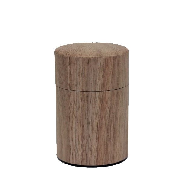 木のNuku森缶 150g (Walnut) Tea Canister with wood skin - LAB Collector Hong Kong