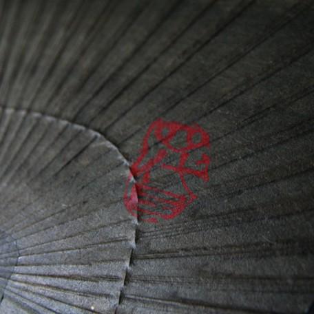 栗川商店 茶色柿漆團扇 青墨染 小丸 - LAB Collector Hong Kong