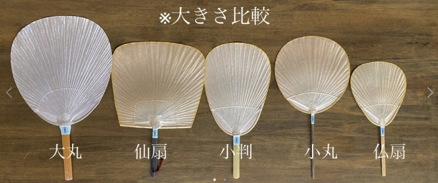 栗川商店 茶色柿漆團扇 小判 狐 - LAB Collector Hong Kong