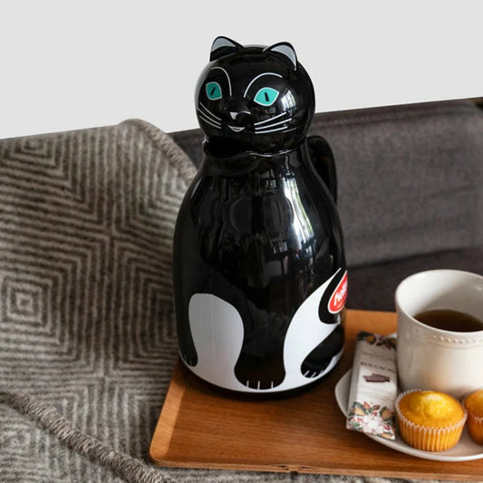 德國制 玻璃膽貓咪造型1L保溫壺