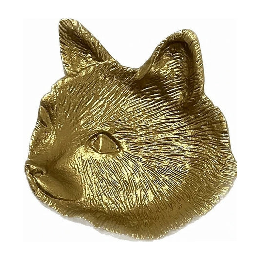 Cat Small Plate Gold R