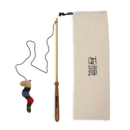 天然材質毛氈逗貓棒