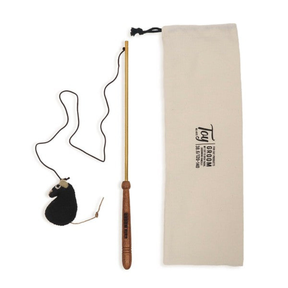 天然材質毛氈逗貓棒