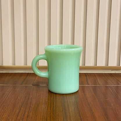 FireKing C-handle Slim Chocolate Mug, Made in USA 1950s (co1)