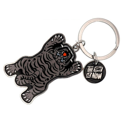 Tibet Tiger Keychain Black