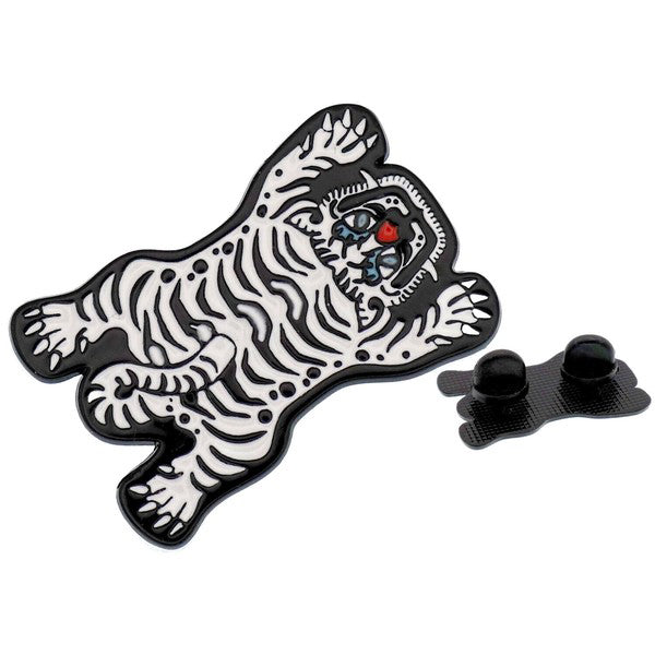 Tibet Tiger Pins White