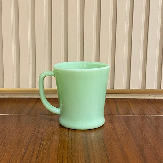 FireKing Jadeite D handle Mug, Made in USA 1960s (D1)