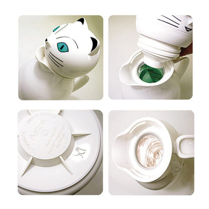 德國制 玻璃膽貓咪造型1L保溫壺