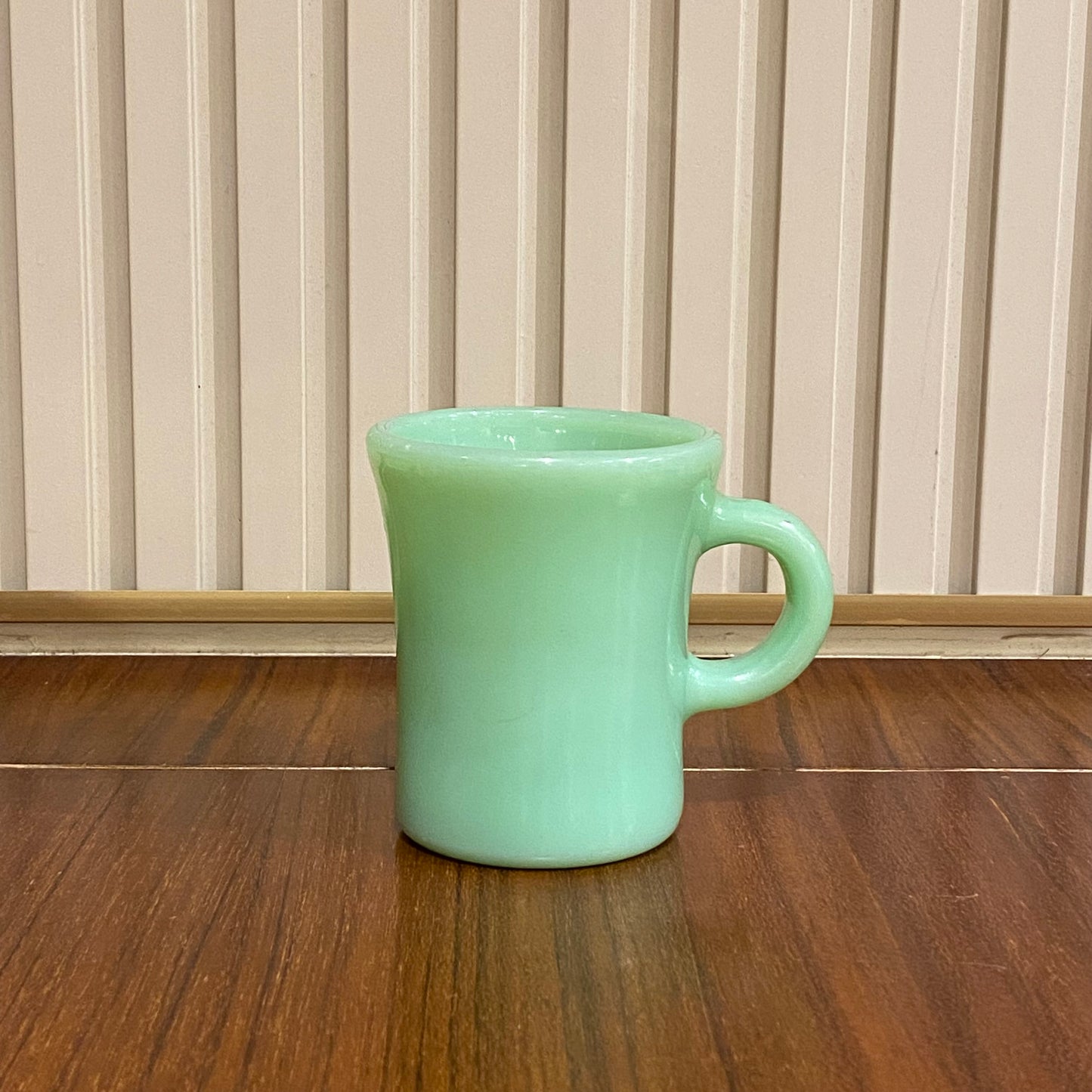 FireKing C-handle Slim Chocolate Mug, Made in USA 1950s (co1)