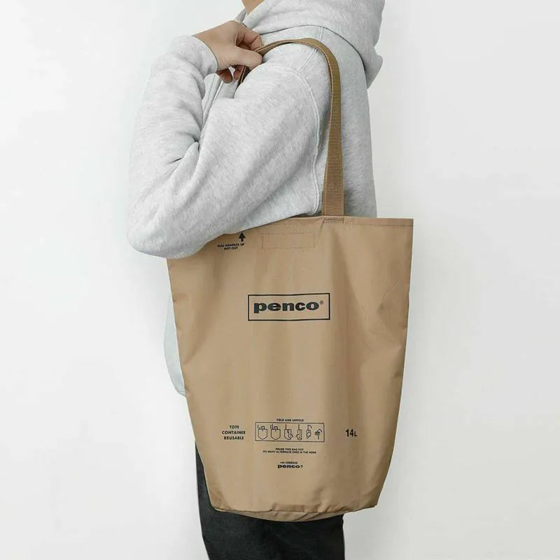 penco Bucket Tote Beige