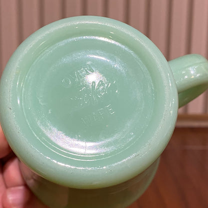 FireKing C-handle Slim Chocolate Mug, Made in USA 1950s (co1)