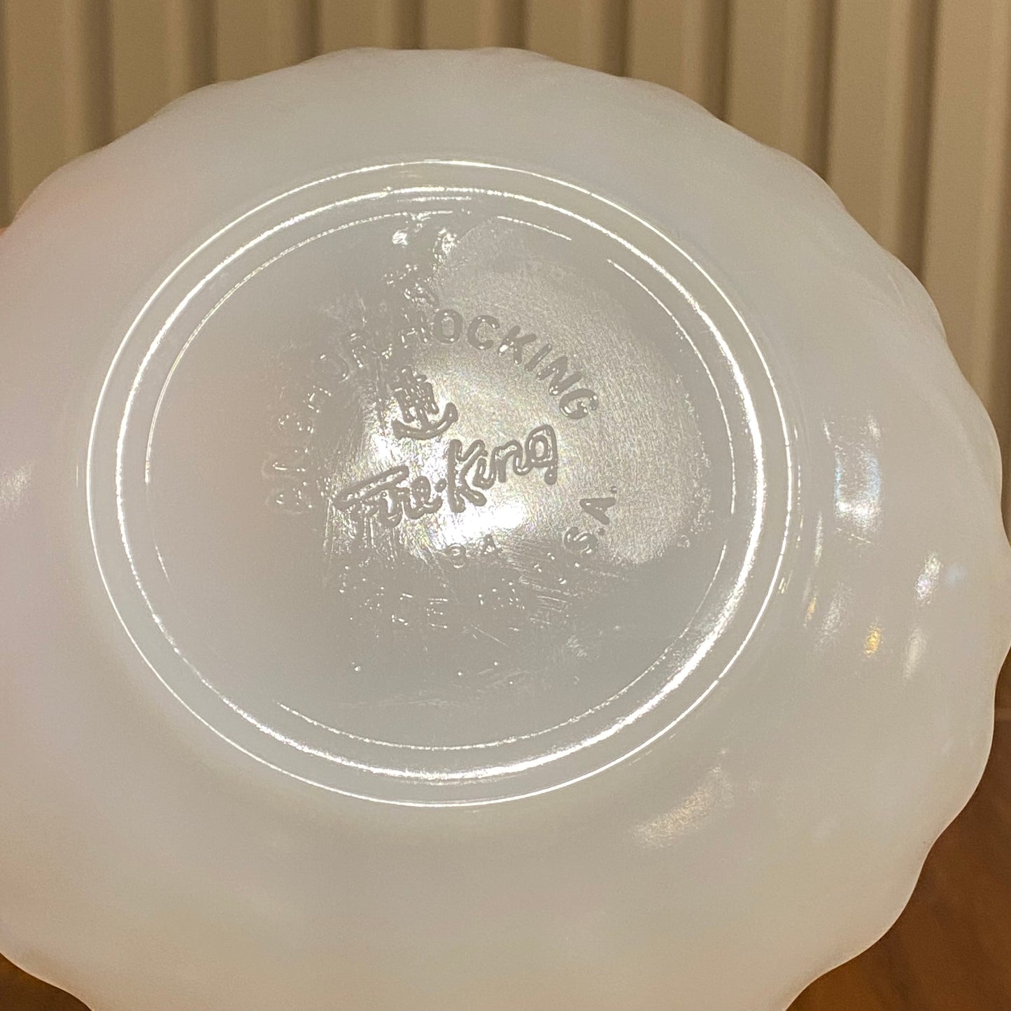 FireKing White Demitasse Cup & Saucer (demi1)