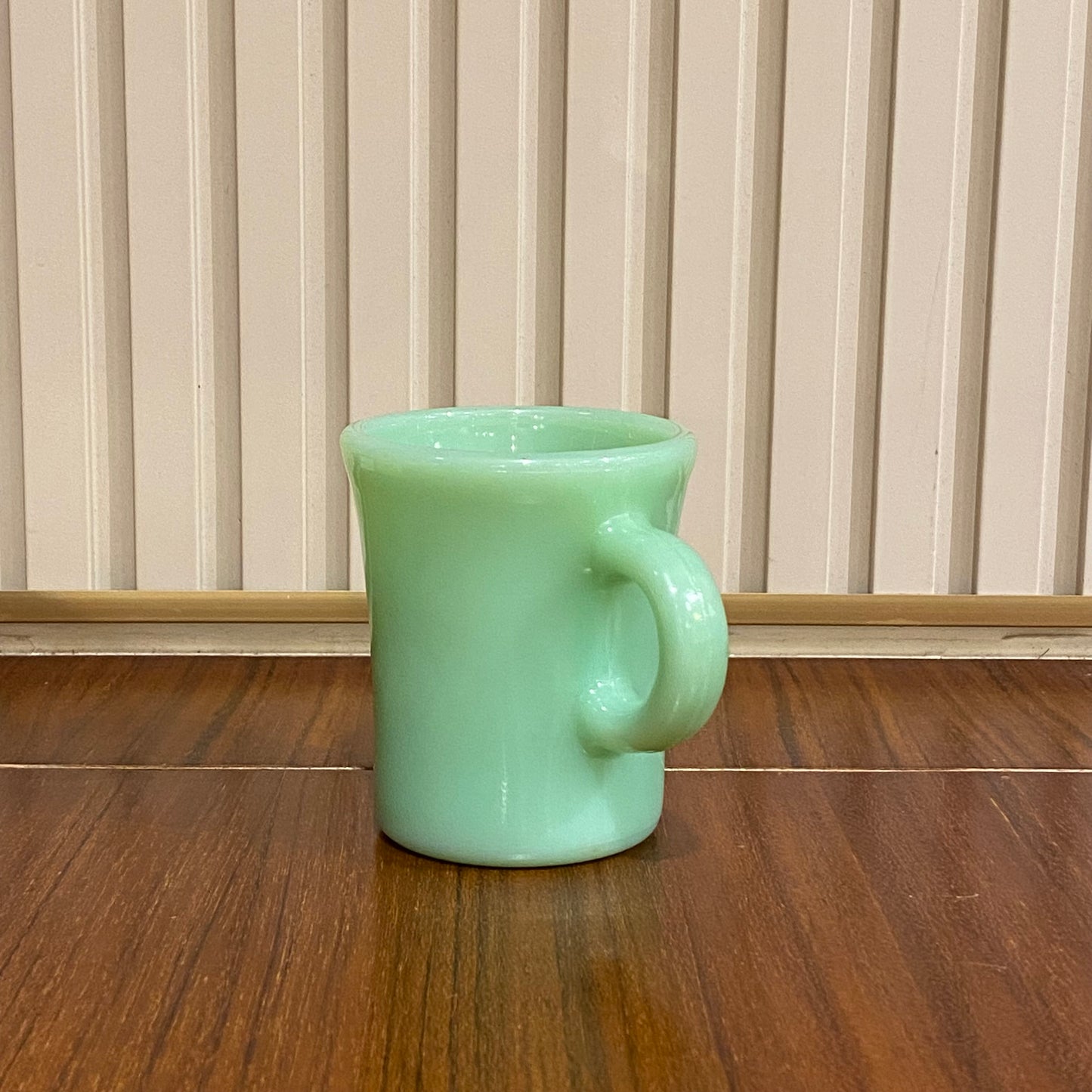 FireKing C-handle Slim Chocolate Mug, Made in USA 1950s (co1)