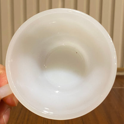 FireKing White Demitasse Cup & Saucer (demi1)