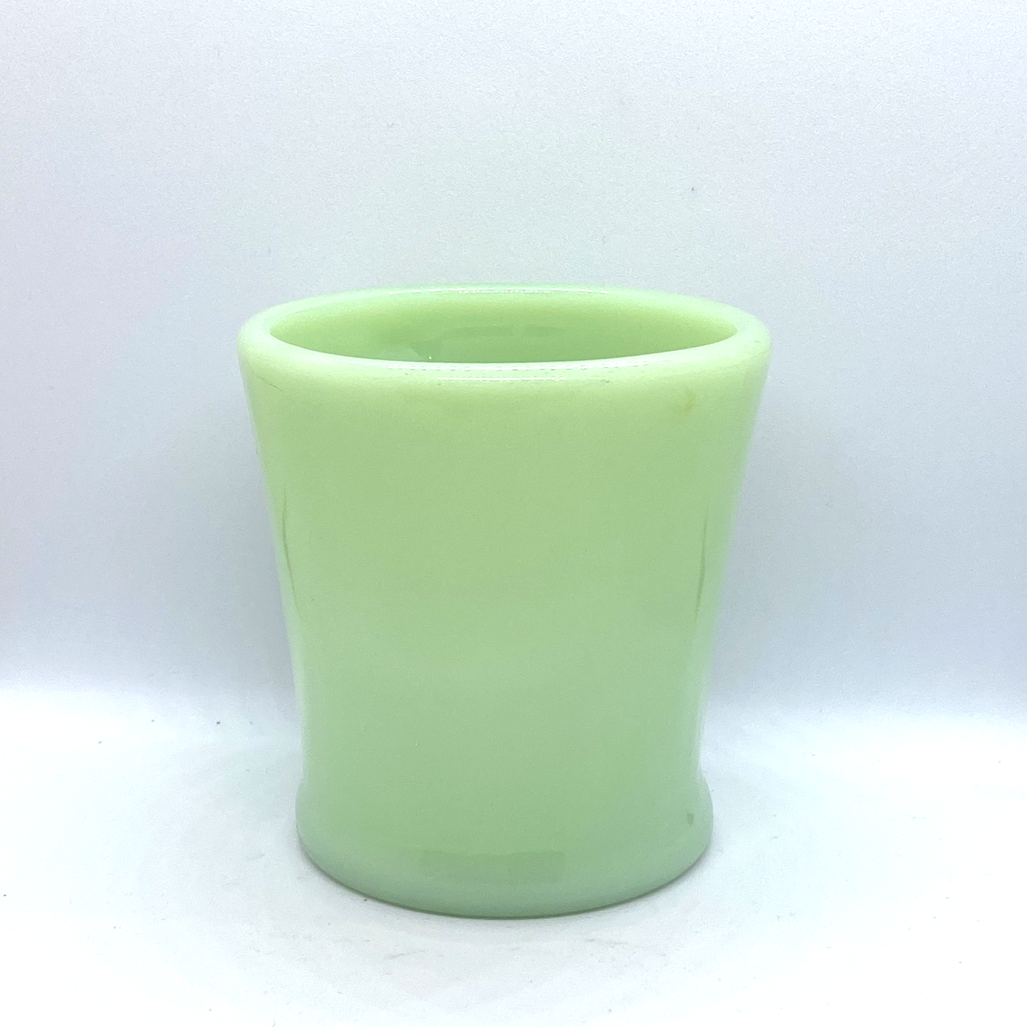 FireKing Jadeite Flat bottom D handle Mug, Made in USA 1950s (D2)