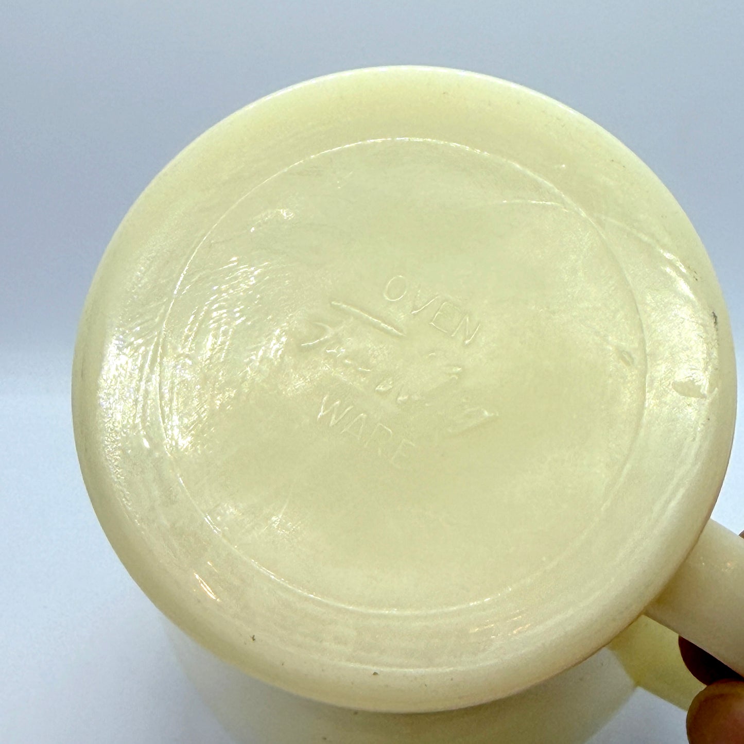 FireKing Ivory Shaving Mug Tall (ivory1)