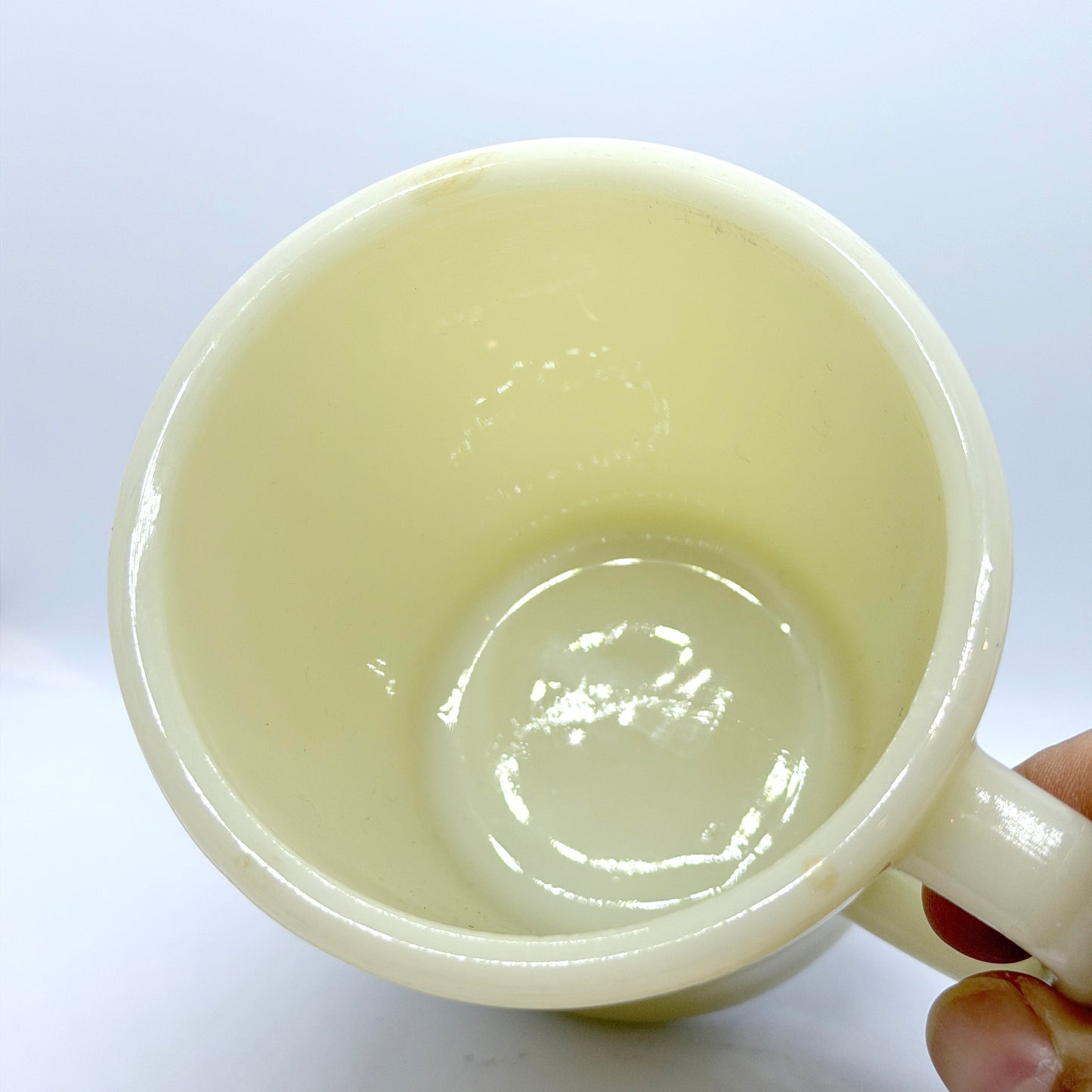FireKing Ivory Shaving Mug Tall (ivory2)