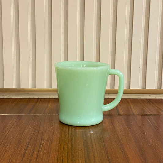 FireKing Jadeite D handle Mug, Made in USA 1960s (D3)