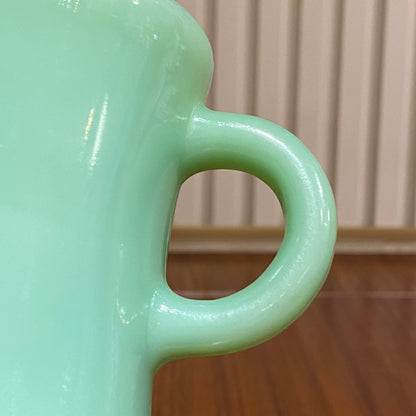 FireKing C-handle Slim Chocolate Mug, Made in USA 1950s (co1)