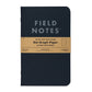 Field Notes Pitch Black Memo book Dot-Graph