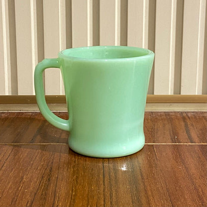 FireKing Jadeite D handle Mug, Made in USA 1960s (D3)