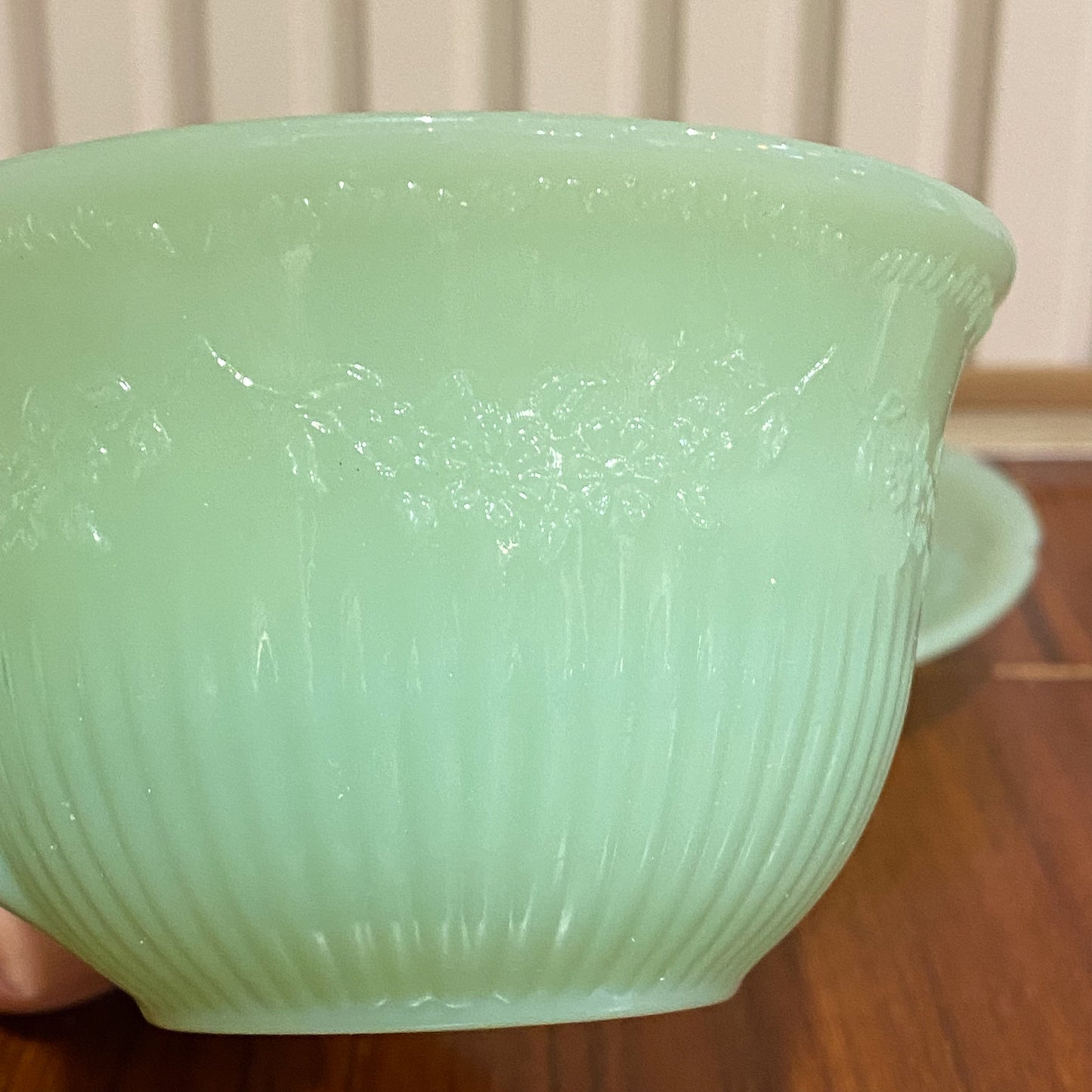 FireKing Jadeite Alice Cup & Sauce (alice1)